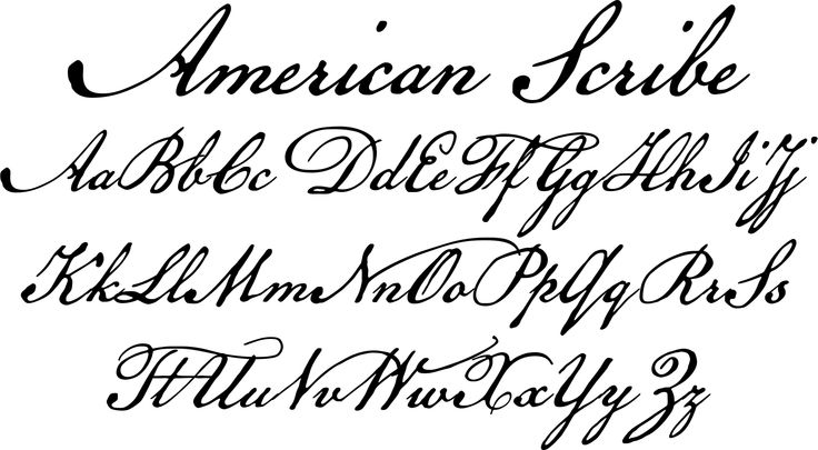 Declaration of Independence Font Style