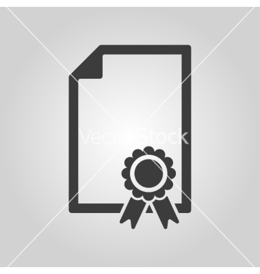 Diploma Vector Icon