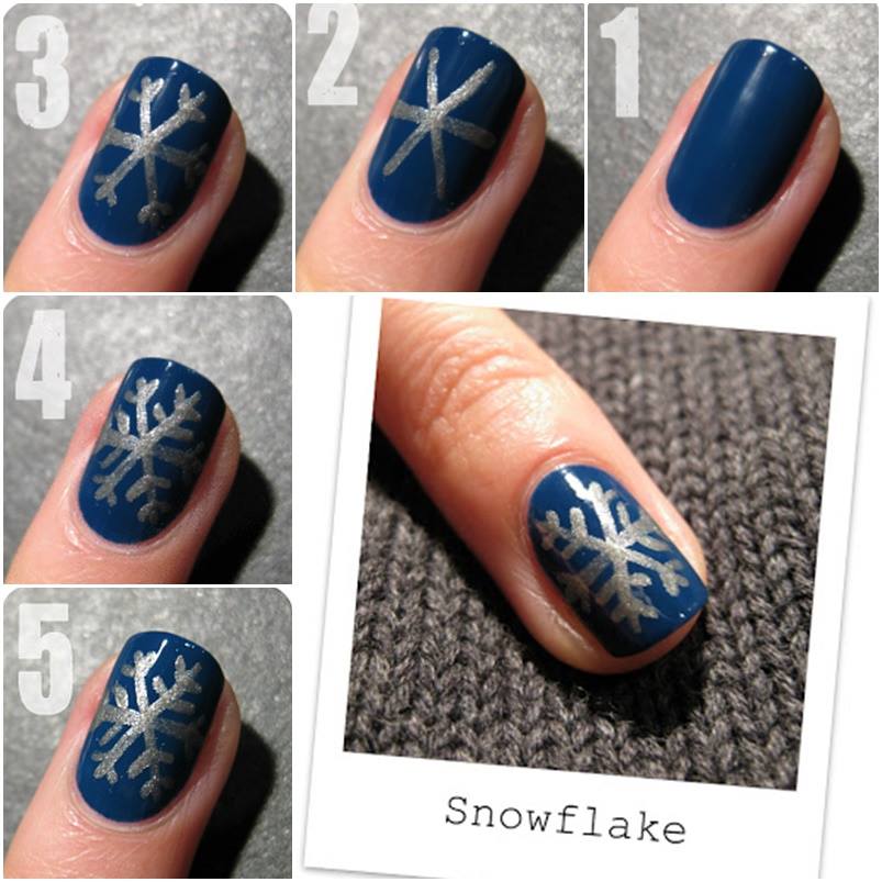 DIY Easy Christmas Nail Art Designs