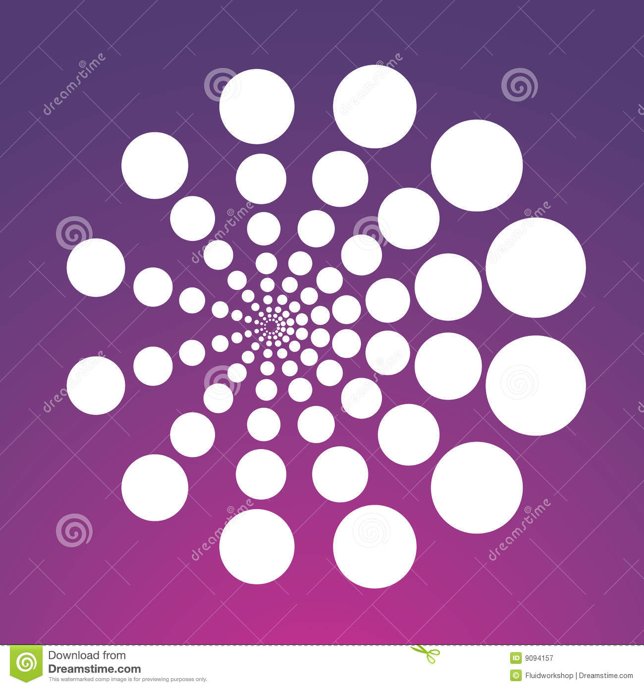 Dotted Circle Vector