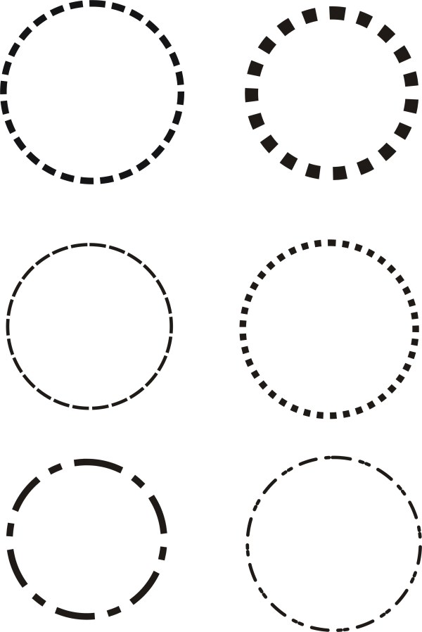 Dotted Line Circle