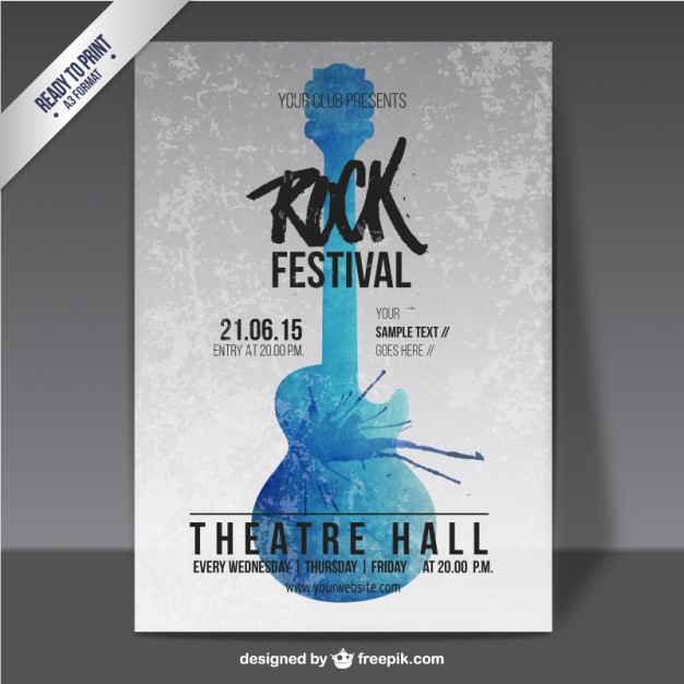 Editable Free Download Music Festival Posters