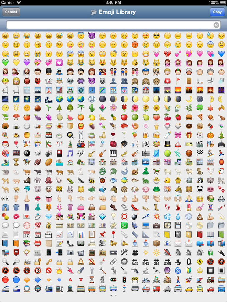 Emoji Emoticons Keyboard Color