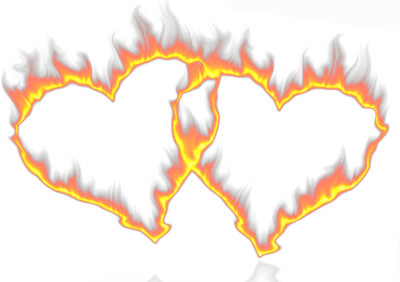 Flaming Heart PSD