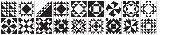 Font Quilt Pattern