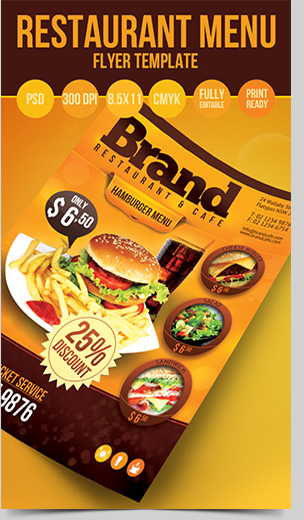 Food Product Flyer Template Food Product Flyer Template