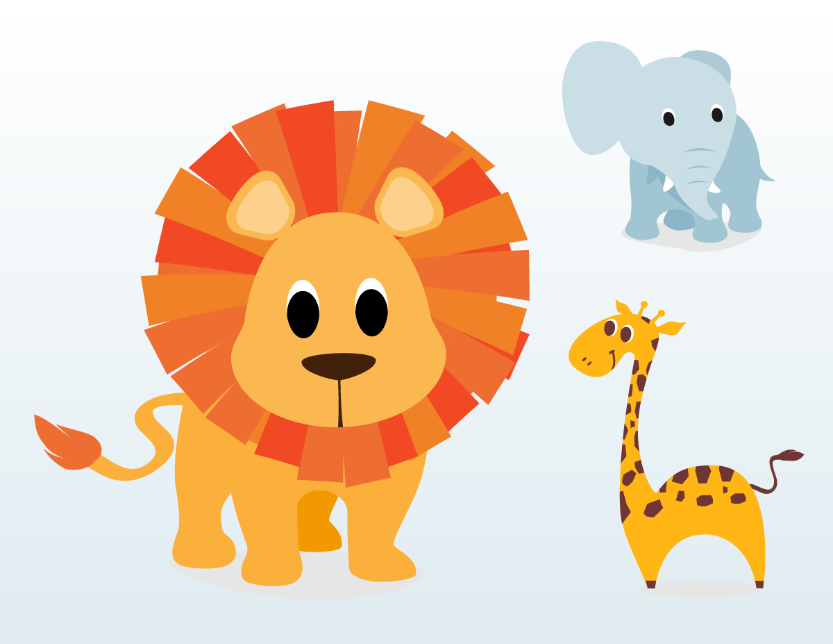 Free Baby Animal Cartoon Clip Art