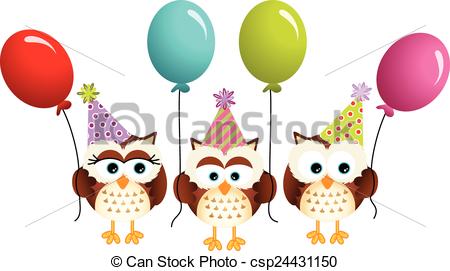 Free Birthday Owl Clip Art