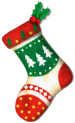 Free Christmas Stocking PNG