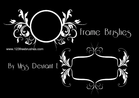 Free Photoshop Frame Brushes