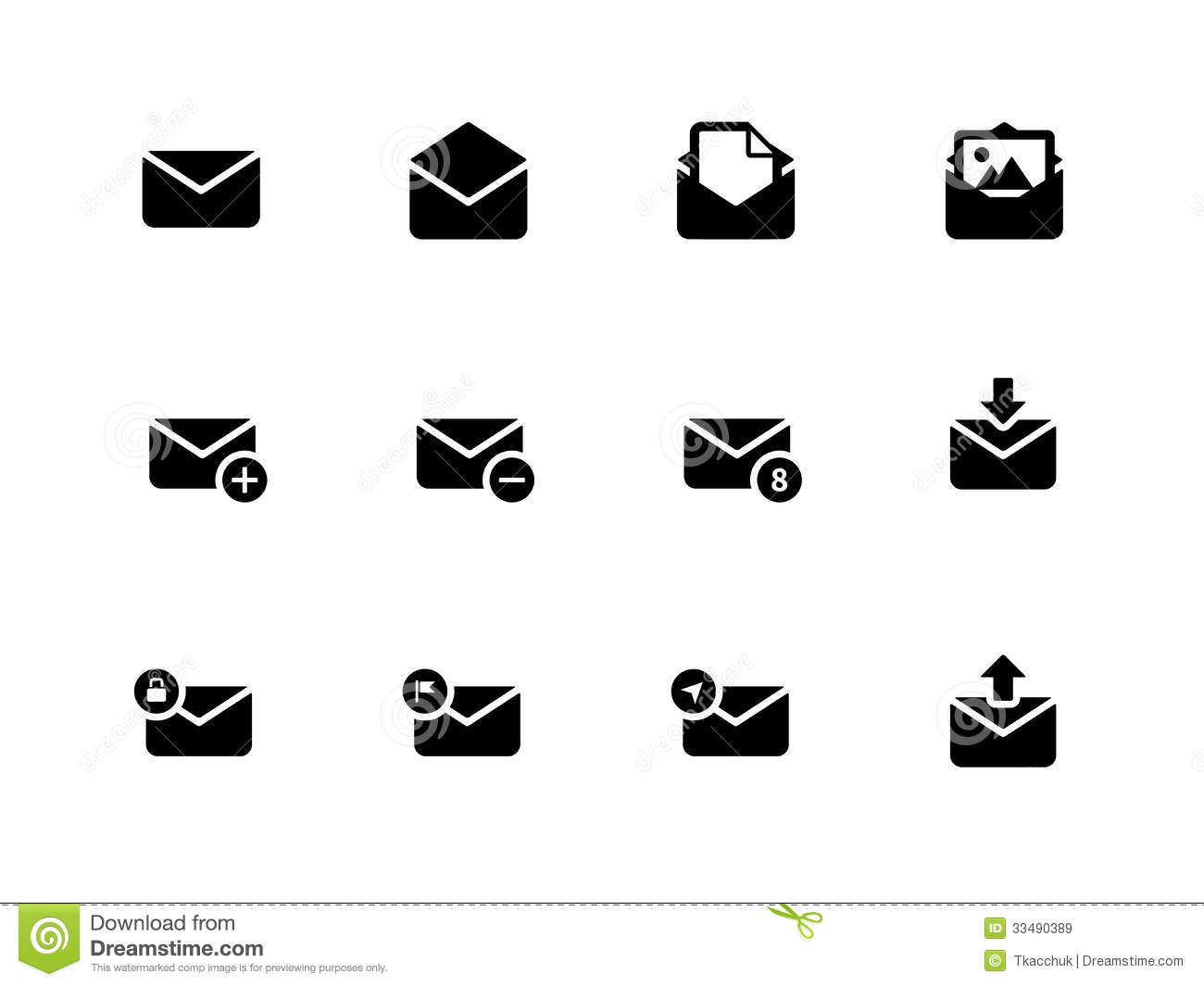Free Vector Email Icon White