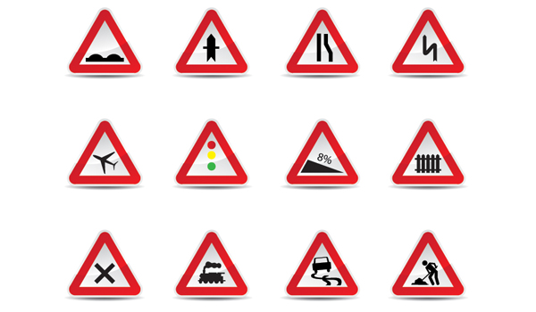 Free Vector Road Signs