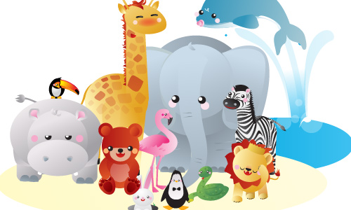 Free Vector Zoo Animals