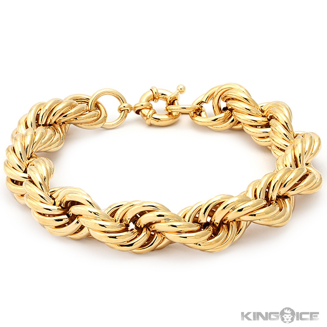 Gold Rope Chain Bracelet