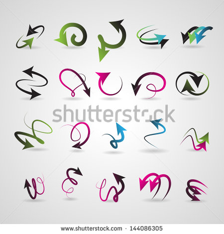 Graphic Design Logo Arrows