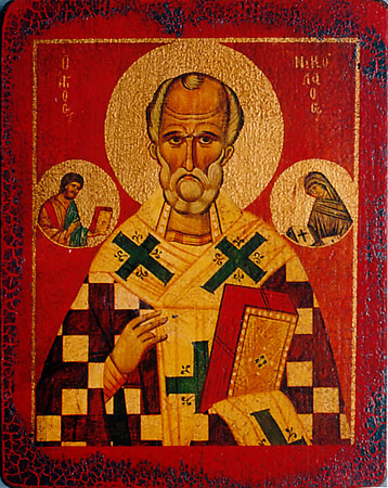 Greek Saint Nicholas Icon