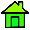 Green Home Icon Transparent