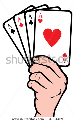 Hand Holding Playing Cards