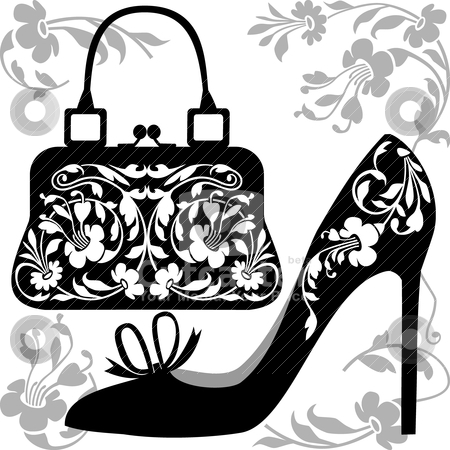 Handbags and Shoes Clip Art