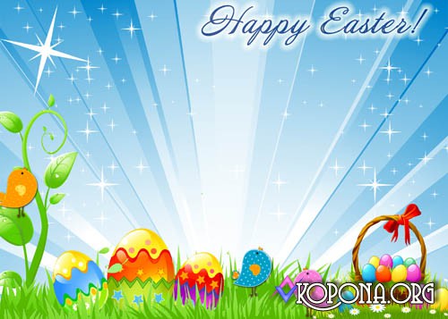 16 Easter Frames Psd Images