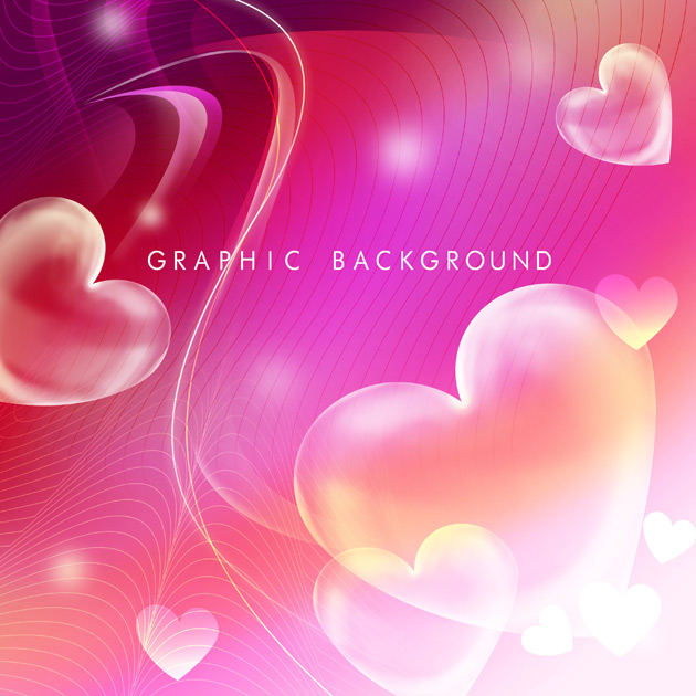 Heart Shaped Pink Lines Heart Shaped Pink Lines
