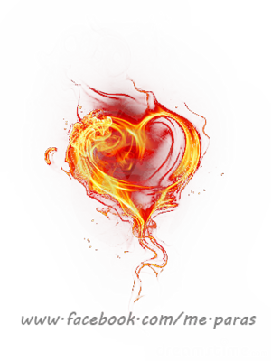 14 Heart In Flames PSD Images