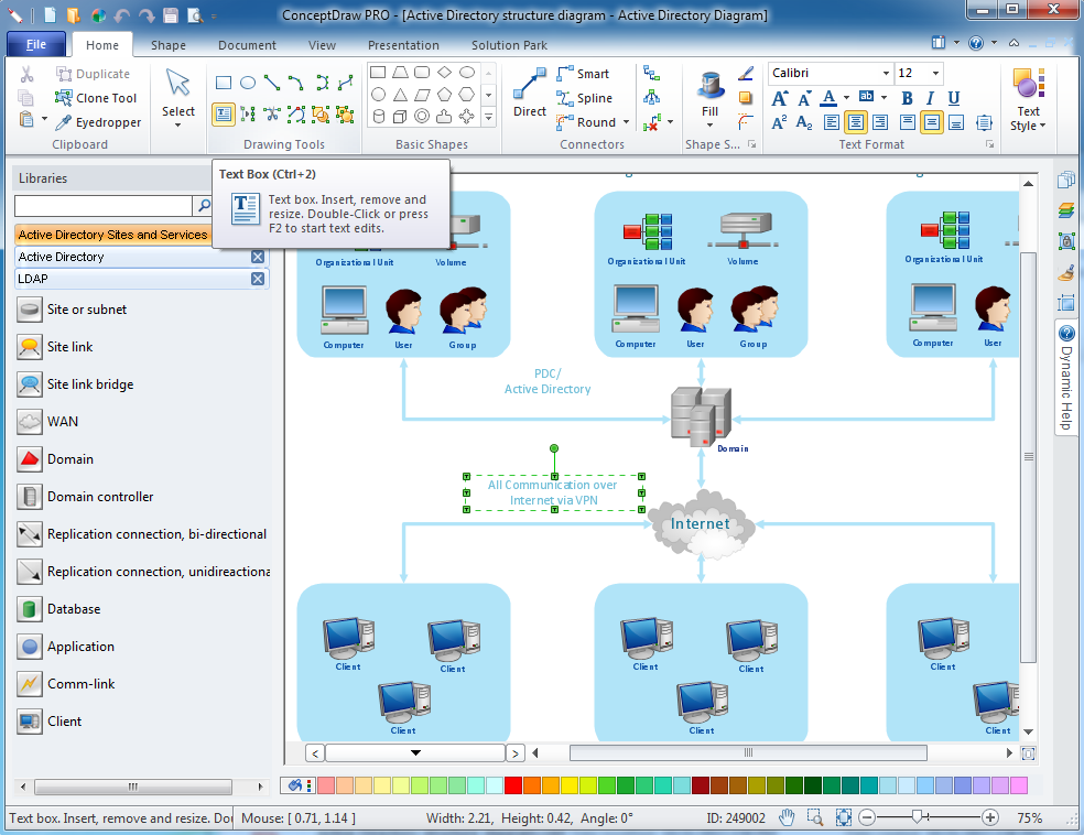 Icon Active Directory Diagram