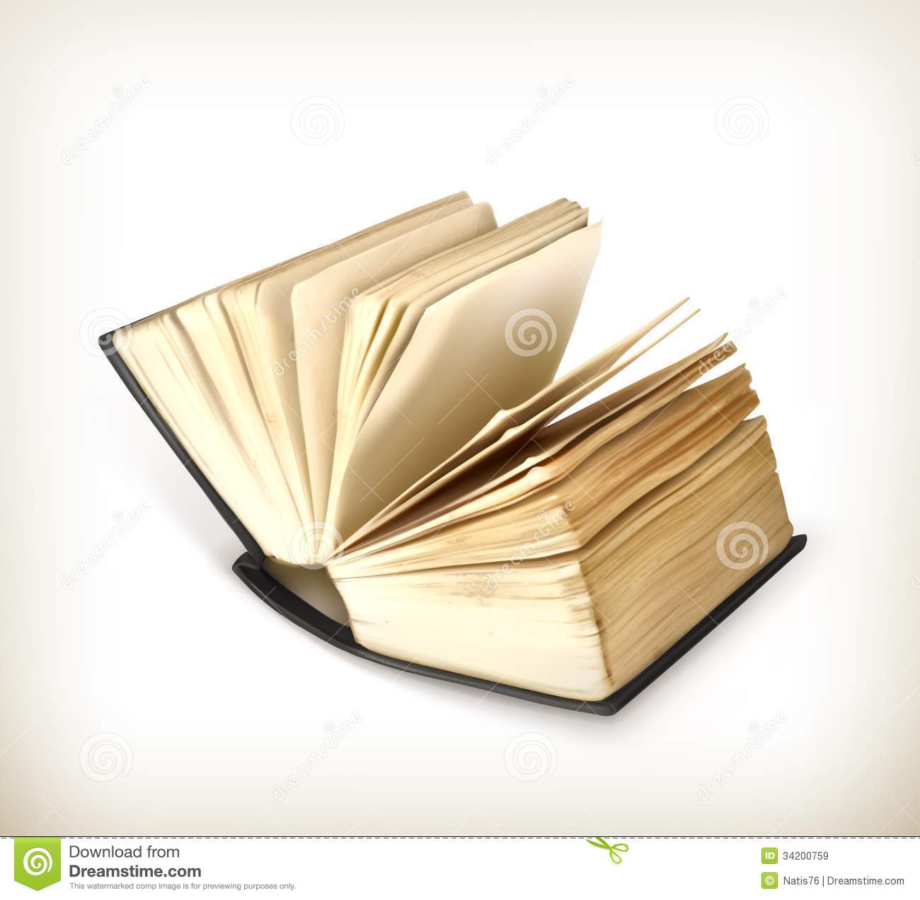 Icon Open Book Illustration Icon Open Book Illustration