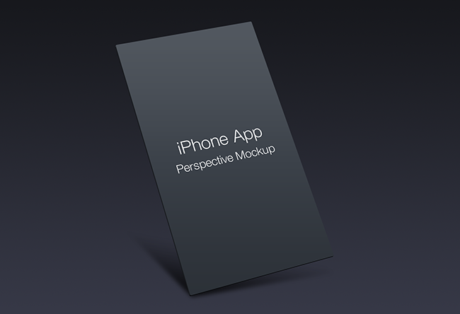 iPhone App Mockup