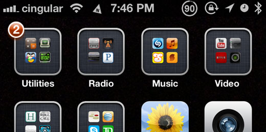 iPhone Status Bar Icons
