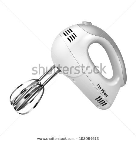 Kitchen Hand Mixer Clip Art