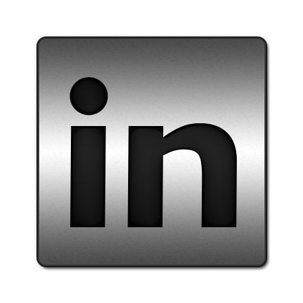 LinkedIn Logo Black