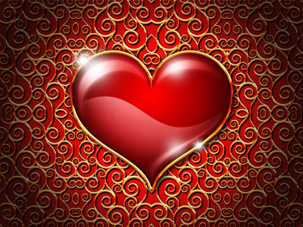 Love Heart Pattern Texture