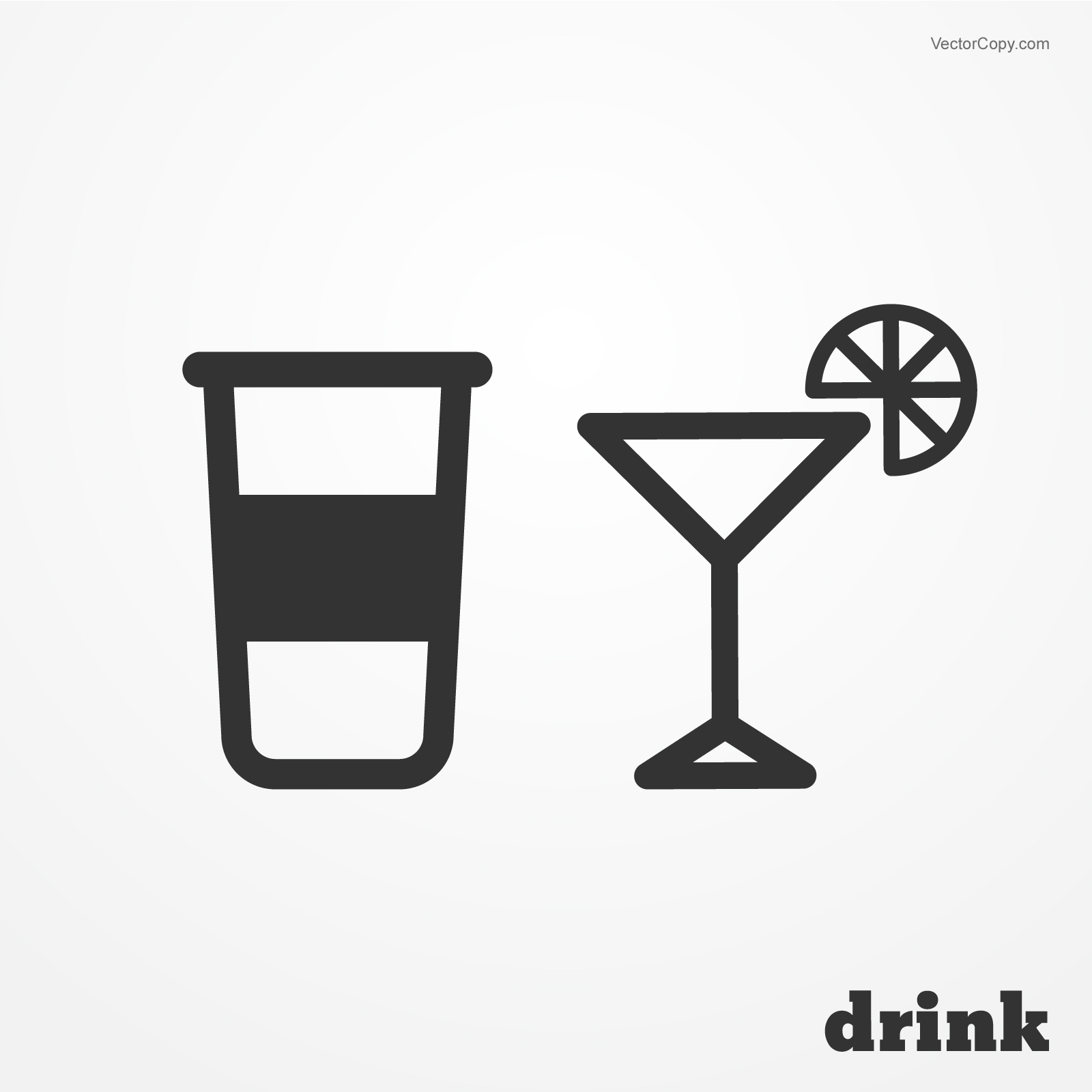 Martini Icon Vector