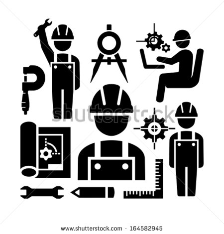 10 Engineering Icons Vector Images