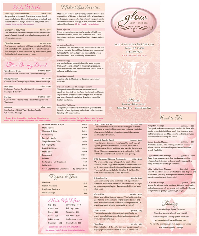 Medical Spa Brochure