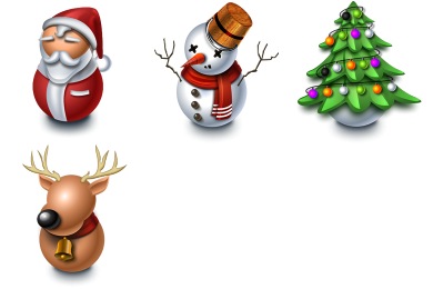 Merry Christmas Facebook Icons