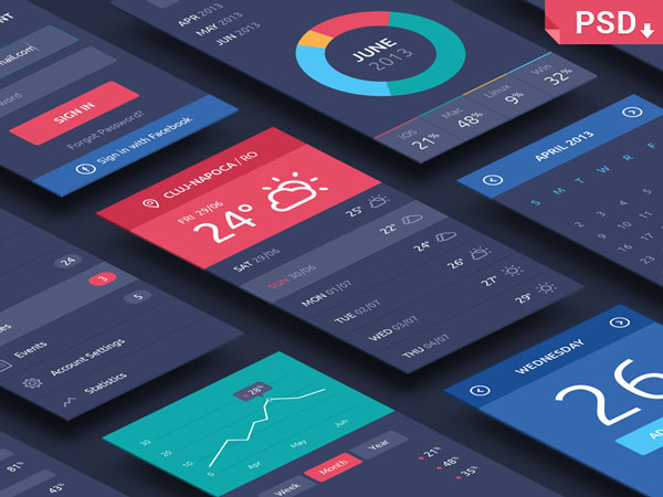 Mobile-App Mock Up Designs