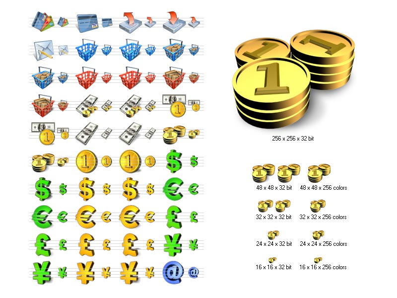 Money ICO Icons for Windows 10