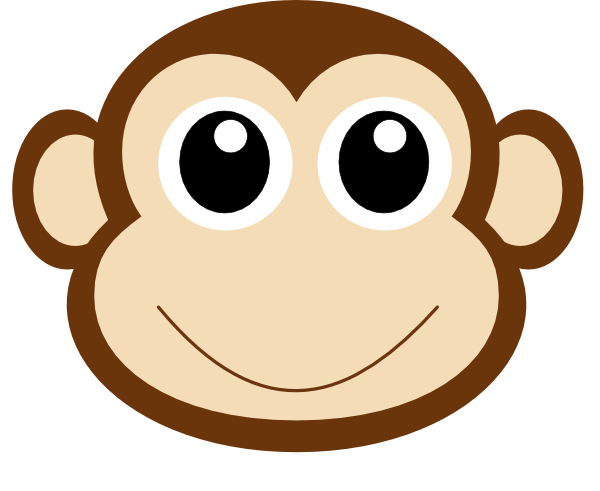 Monkey Face Clip Art