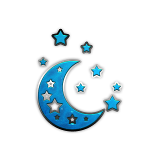 Moon and Stars Icon