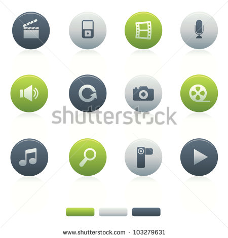 Multimedia Icons Vector Free