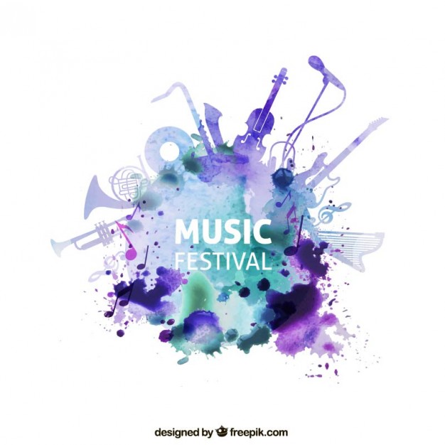 Music Festival Free Vector Backgrounds