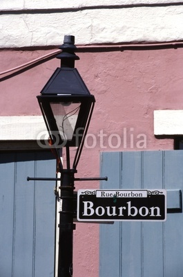 New Orleans Bourbon Street Sign