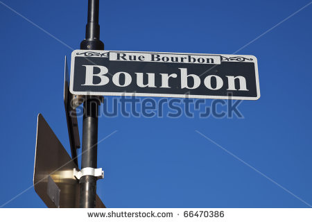 New Orleans Bourbon Street Sign