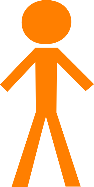 Orange Stick Figure Clip Art Orange Stick Figure Clip Art