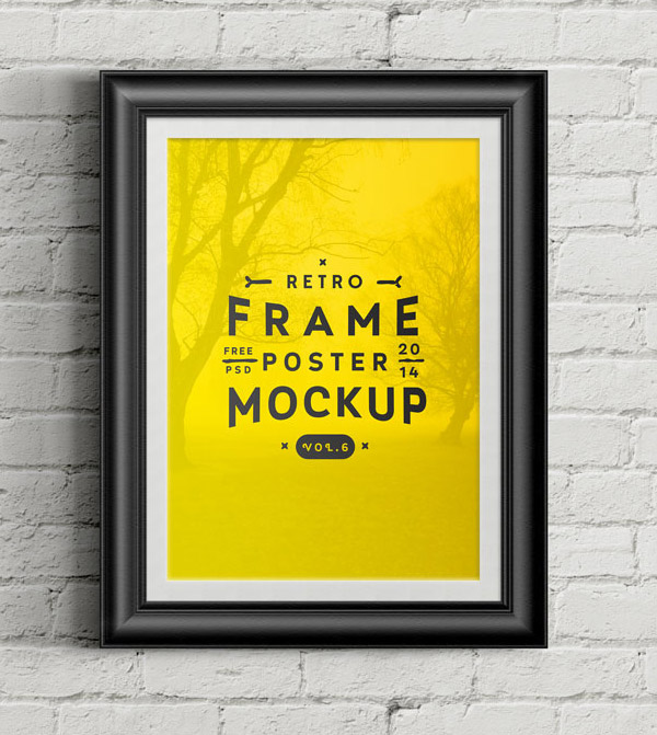 Picture Frame PSD Mockup Templates Free