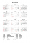 Printable Yearly Calendars with Holidays