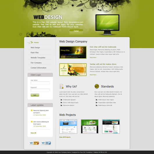 Professional Web Design Templates