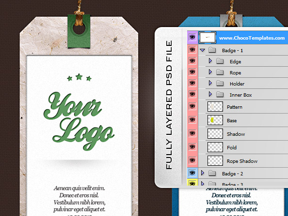PSD Clothing Labels Templates PSD Clothing Labels Templates